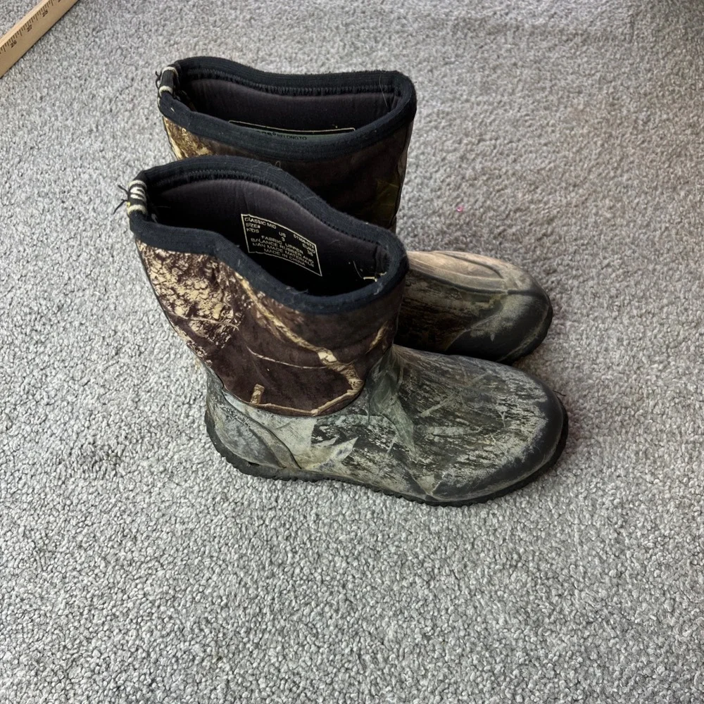 bogs boots kids 3 Camo Rubber Waterproof Mud Outdoor Hunting rain gorpcore